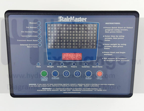Stairmaster 4100 Pt 4100pt Climber Stepper Stair Machine Display Console Panel-hydrafitnessparts
