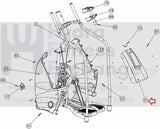 Stairmaster SC5 Upright Stepper Top Cover MFR-13104 or 055-0042-hydrafitnessparts