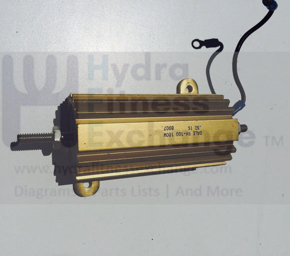 Stairmaster Stepper Stair Machine 4000pt 4400pt 1650LE .5 Ohm HS100 RH-100 Load Resistor 100w-hydrafitnessparts