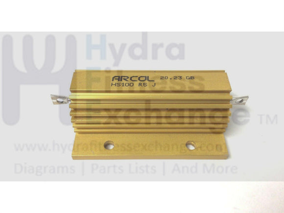 Stairmaster Stepper Step Chassis Mount Wirewound Resistor .5 Ohm 100w 23802-hydrafitnessparts