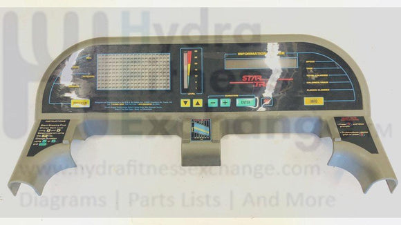 Star Trac - 4110-Gusapo Upright Stepper Display Console E9806385-hydrafitnessparts