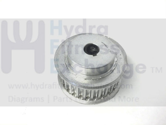 Star Trac 6600 Pro 6631-SUSAP0 Treadmill Cogged Incline Pulley-hydrafitnessparts