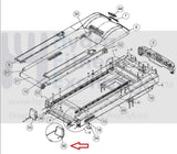 Star Trac 9-9021 E-TRe Treadmill End Cap Right Rear 715-3848-02-hydrafitnessparts