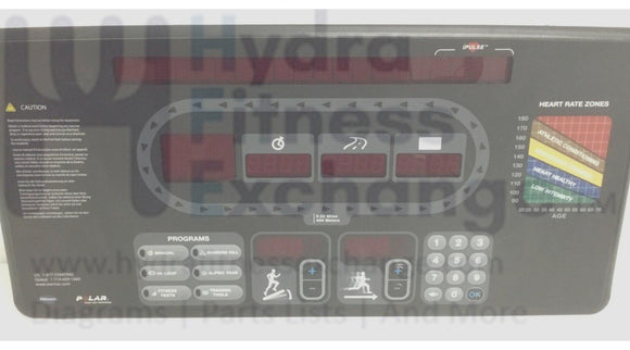 Star Trac 9-9021 TR1800 Treadmill Display Console Panel 715-3845 ASR-D55FU-4H-hydrafitnessparts