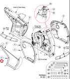 Star Trac E-RB Pro 6400 RB6400 Recumbent Bike Left Side Rear Cover 800-4008-hydrafitnessparts