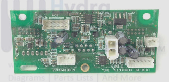 Star Trac E-TRx - 9-9051-MUNBP0 Treadmill Console Interface Board 1328 718-5166-hydrafitnessparts