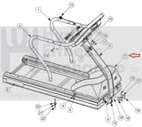 Star Trac GUSAP0 E-TR9001 GUSAP0 Treadmill Motor Hood Cover Shroud 715-3468-KT-hydrafitnessparts