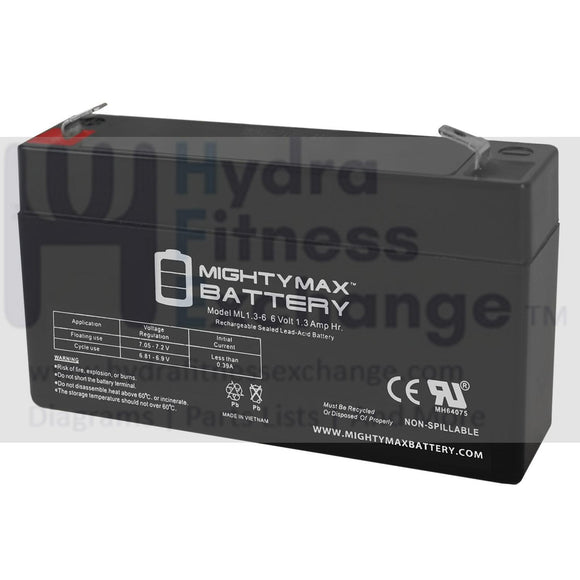 Star Trac RB4410 Recumbent Bike SLA Sealed Lead Acid Battery RB4410-SSLAB-hydrafitnessparts