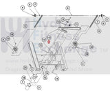 Star Trac ST2000 5600PRO TR4000 Treadmill Elevation Cogged Belt 130-0050-hydrafitnessparts