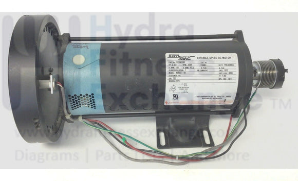 Star Trac TR4000 4001 Treadmill DC Drive Motor with Flywheel 22350100-hydrafitnessparts