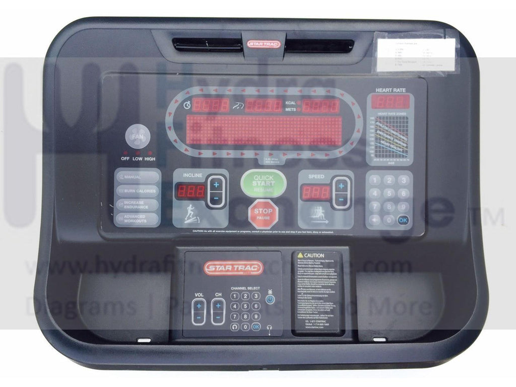 Panneau console d'affichage tapis roulant Vision Fitness Panneau console d'affichage tapis roulant Vision Fitness