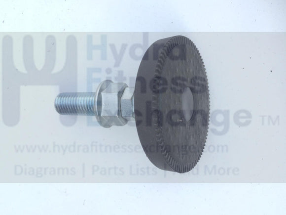 Star Trac Treadmill Level Leveler Leveling Foot Feet w Stud S-trx s-trc 740-6065-hydrafitnessparts