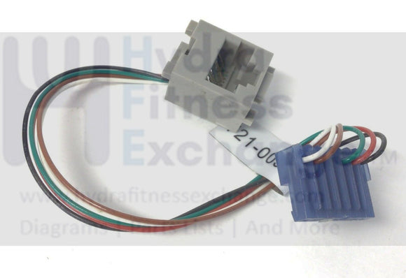 Star Trac Treadmill Phone Jack Wire Harness Assembly 721-0033-hydrafitnessparts