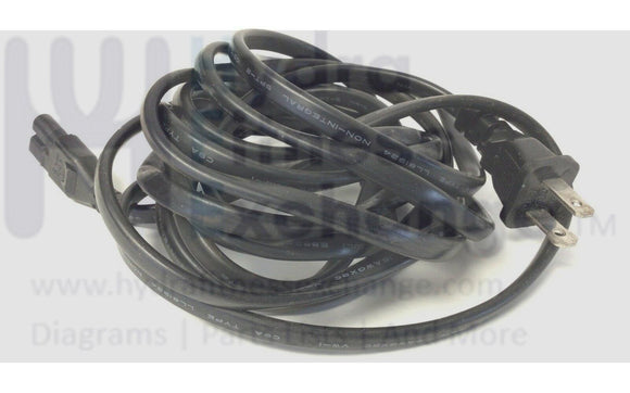 Star Trac Treadmill Power Supply Adapter Line Cord PVS TV 120v AC-7600-LCFPSA-hydrafitnessparts