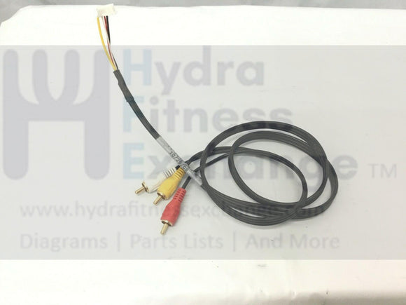 Star Trac Trex 0810-U11016 Treadmill Audio / Video Wire Harness Cable-hydrafitnessparts
