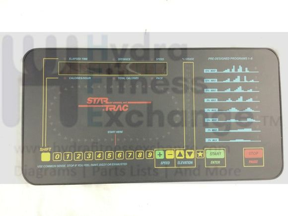 StarTrac ST2000 Treadmill Upper Display Console Assembly-hydrafitnessparts