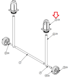 StarTrac Treadmill Elevation Can 708-0151-hydrafitnessparts