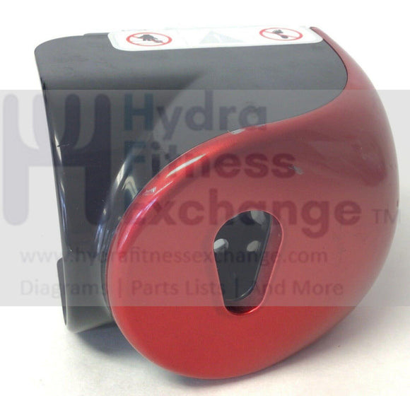 Superfit 2in1 Folding Treadmill Right Rear Roller Tail End Cap-hydrafitnessparts