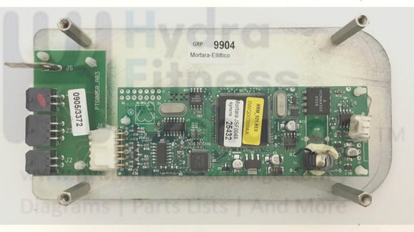 TechnoGym Excite-Excite Synchro Exec700 ISP Elliptical Hand Sensor Board w Plate-hydrafitnessparts