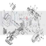 Technogym 700i 700 Excite Elliptical Right Hand Control + 0C000863AA-hydrafitnessparts
