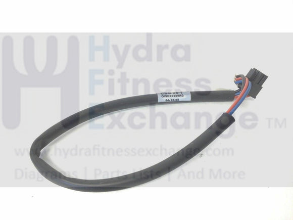 Technogym Cardio Wave 700i Elliptical 3 Pin Wire Harness CBQ-25-1 or 0WC00388AC-hydrafitnessparts