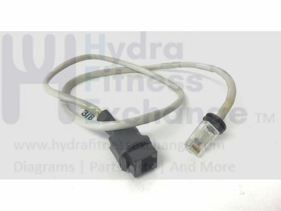 Technogym Elliptical Cat-5E Ethernet Entry Low LAN Cable Assembly 0WCU0069AA-hydrafitnessparts