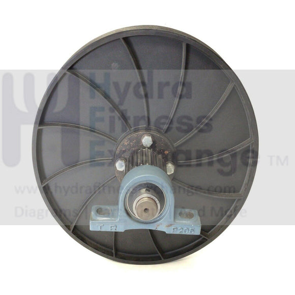 Technogym Elliptical Pulley with Bearing Belt Cog Sprockt-hydrafitnessparts