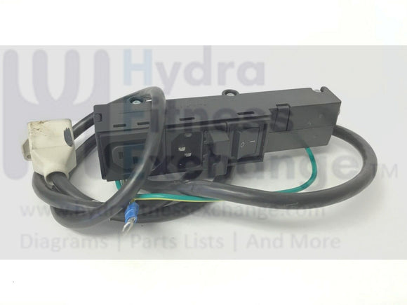 Technogym Excite - Synchro 700 (D4573L) Elliptical Power Entry Input Module-hydrafitnessparts
