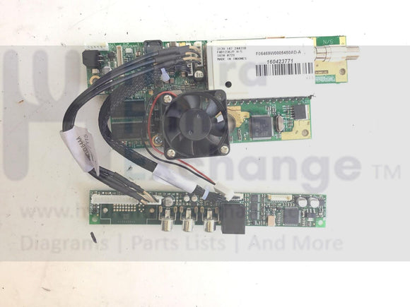 Technogym Step Excite 700 (D437I) Upright Stepper Video Audio Circuit Board-hydrafitnessparts