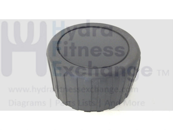 Trimline 1400.1 Treadmill Rear Frame Rubber Endcap 1400-FFEC-hydrafitnessparts