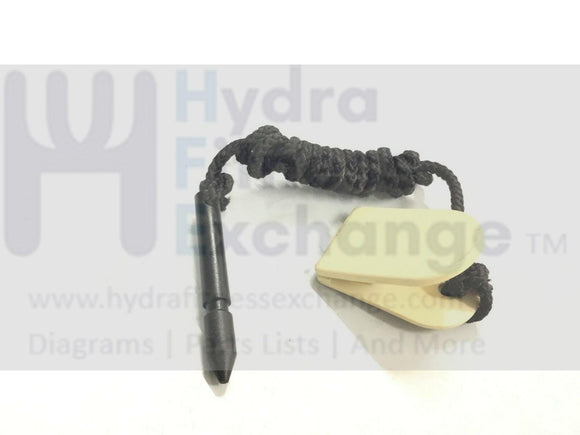 Trimline Hebb Schwinn Bowflex Treadmill Safety Key Lanyard Pull Pin Stick Style KK-6178-T-hydrafitnessparts
