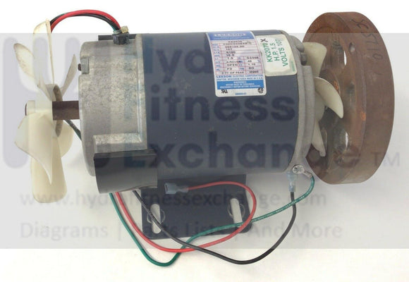 Trimline Schwinn 1400.1 5110.1 Treadmill DC Drive Motor with Flywheel KK2070-hydrafitnessparts