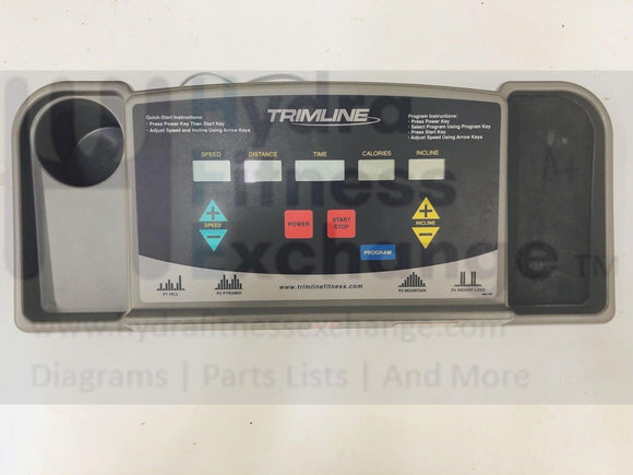Trimline Schwinn Treadmill Display Console Overlay Electronic Circuit Board-hydrafitnessparts