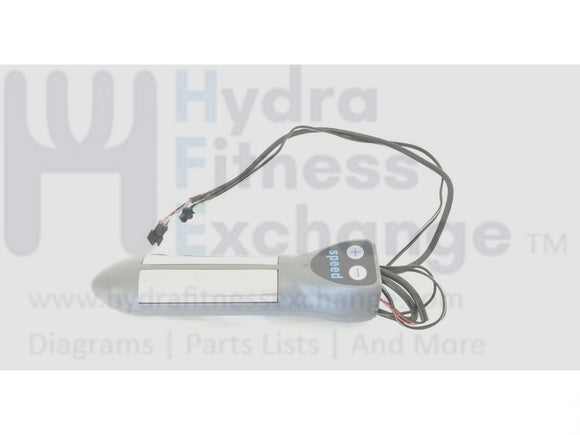 Trimline T325.1 T335HR Treadmill Right Speed Key Pulse Grip Assembly-hydrafitnessparts