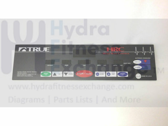 True Fitness 450 HRC Treadmill Display Console Panel 00242102 DN81T-2H or D99290230-hydrafitnessparts