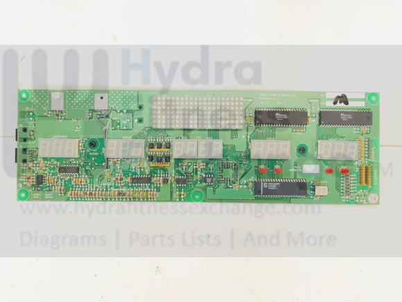 True Fitness 450HRC Treadmill Display Console Circuit Board DN81T-4C 17003-113-hydrafitnessparts