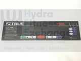 True Fitness 525HRC Treadmill Display Console Panel D00140221-hydrafitnessparts