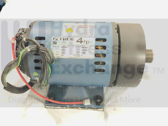 True Fitness CS400 LC1100 TCS500B Treadmill DC Drive Motor With Mount XM-265-hydrafitnessparts