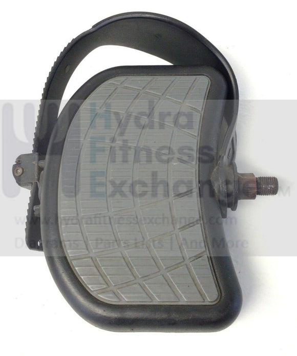 True Fitness CS800 LC900 Recumbent Bike Left Foot Pedal with Strap 1/2