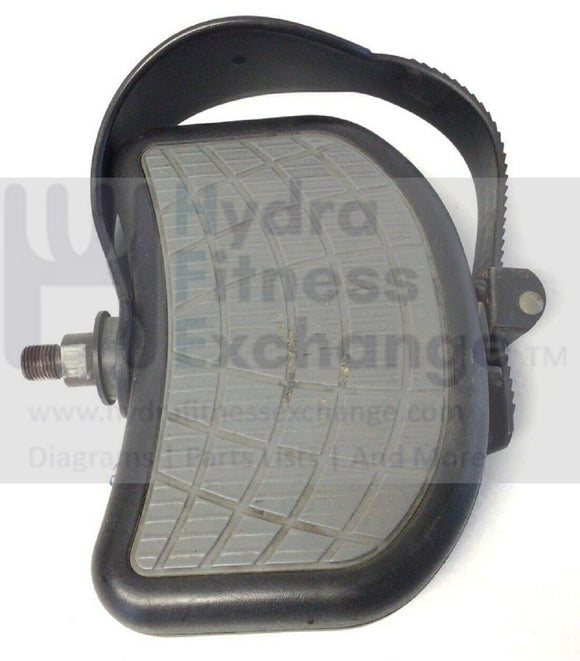 True Fitness CS800 LC900 Recumbent Bike Right Foot Pedal with Strap 1/2