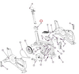 True Fitness CS900 UC400 Stationary Bike Seat Access Right True Blue 9UCS0035-hydrafitnessparts