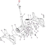 True Fitness CS900 UC400 Stationary Bike Seat Post Adjustable 9UCS0037-hydrafitnessparts