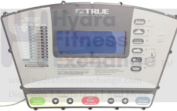 True Fitness Display Console Panel ASR-DGH7T-1E Works PS900 Treadmill-hydrafitnessparts
