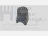 True Fitness Elliptical Upper Handlebar Mid Joint Left Outer Cover 10E12NKV-hydrafitnessparts