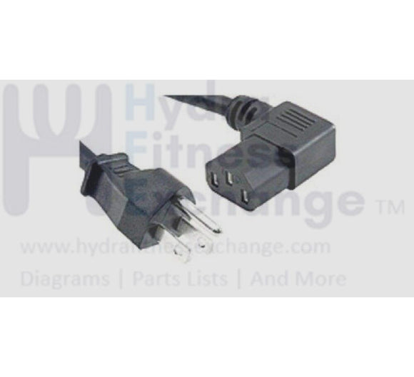 True Fitness - LC1100 Treadmill Power Cord 7PS0036A-hydrafitnessparts