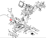 True Fitness LC900 CS800 z5U Upright Bike Seat Post Sub Assembly 9BZ5U014-hydrafitnessparts