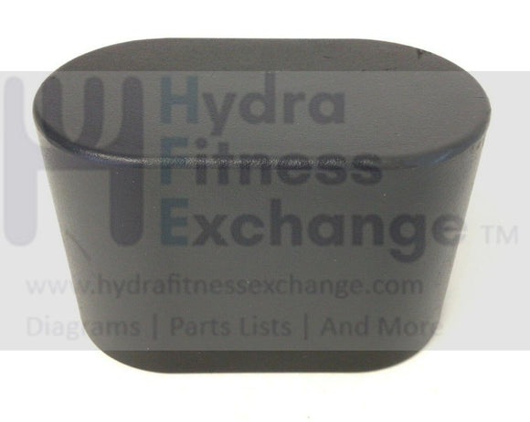 True Fitness Recumbent Bike Rear Stabilizer End Cap 9BZ00034-hydrafitnessparts