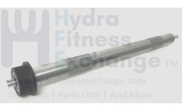 True Fitness T5 Treadmill Front Drive Roller with Pulley 90352203-hydrafitnessparts