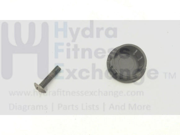 True Fitness TCS550-2 Treadmill Hood Screw and End Cap-hydrafitnessparts