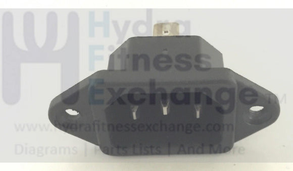 True Fitness TM30 M30 Treadmill Power Cord Entry Input Socket Inlet-hydrafitnessparts